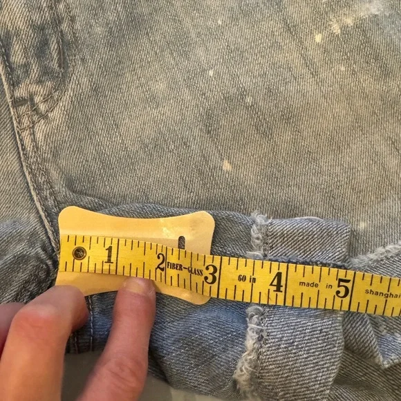 AMERICAN EAGLE | AE denim jeans Size shorts painter distressed Y2K | Sz 2 - Picture 7 of 7